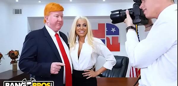  BANGBROS - Luna Star Gets Grabbed By The Pussy At The White House!